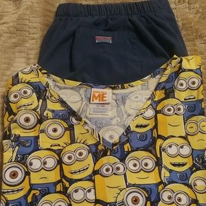 Printed medical scrubs